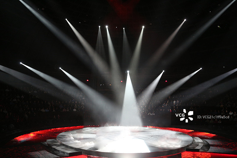 剧院内舞台与灯光图片素材