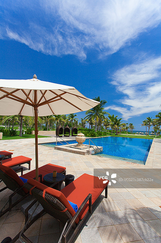 海棠湾酒店游泳池图片素材