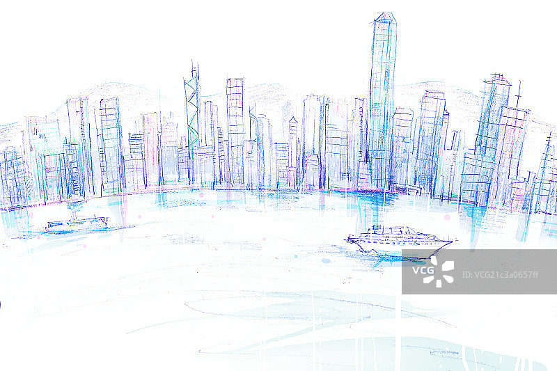 维多利亚港图片素材