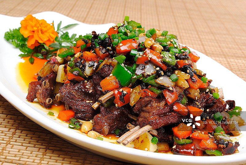 手撕羊排图片素材