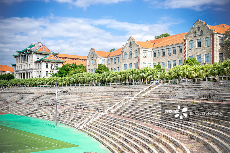厦门大学景色图片素材
