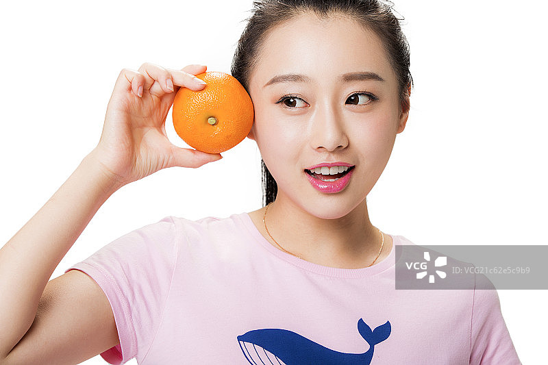 甜美少女图片素材