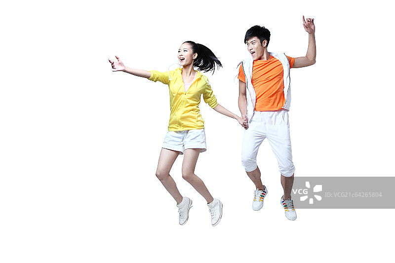 奔跑的情侣图片素材