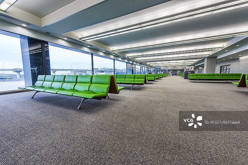 日本大阪国际机场候机楼内景图片素材