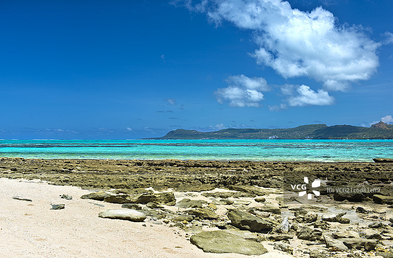 塞班之军舰岛图片素材