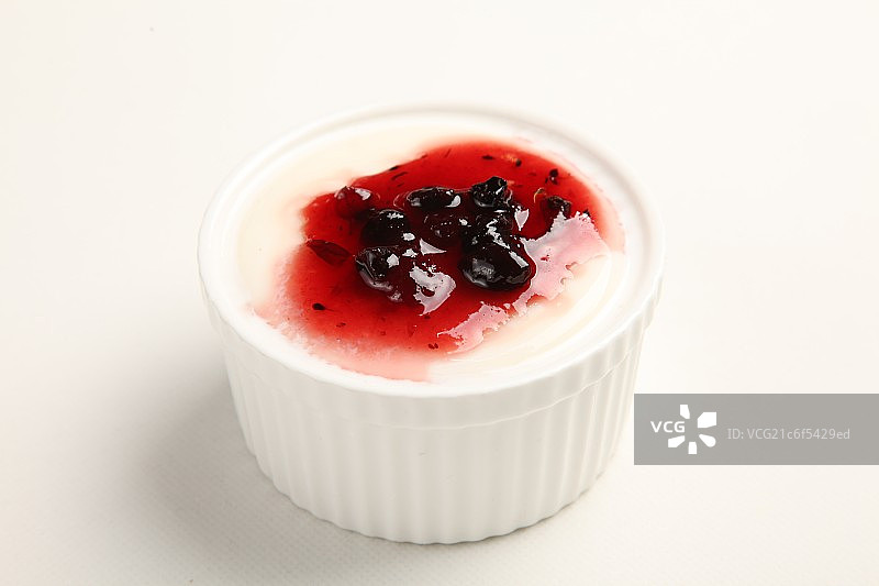 蓝莓鲜奶酪图片素材