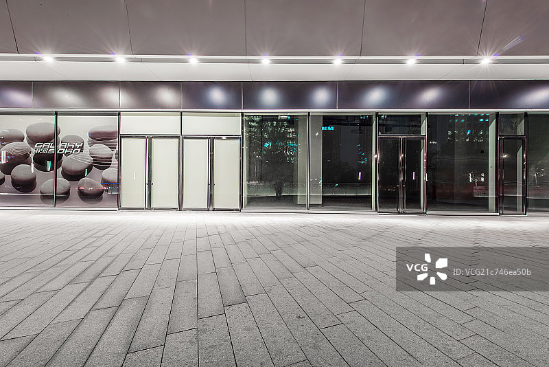 朝阳门 夜晚 月光 建筑摄影 汽车广告背景图片素材