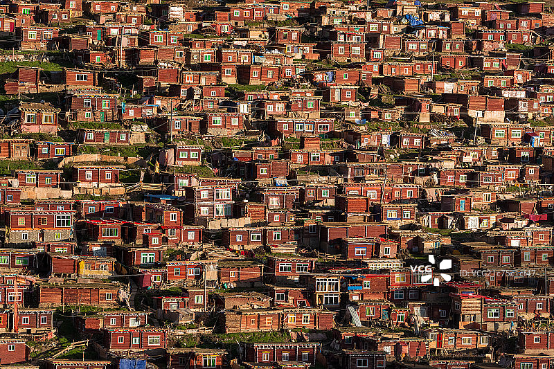 色达佛学院图片素材