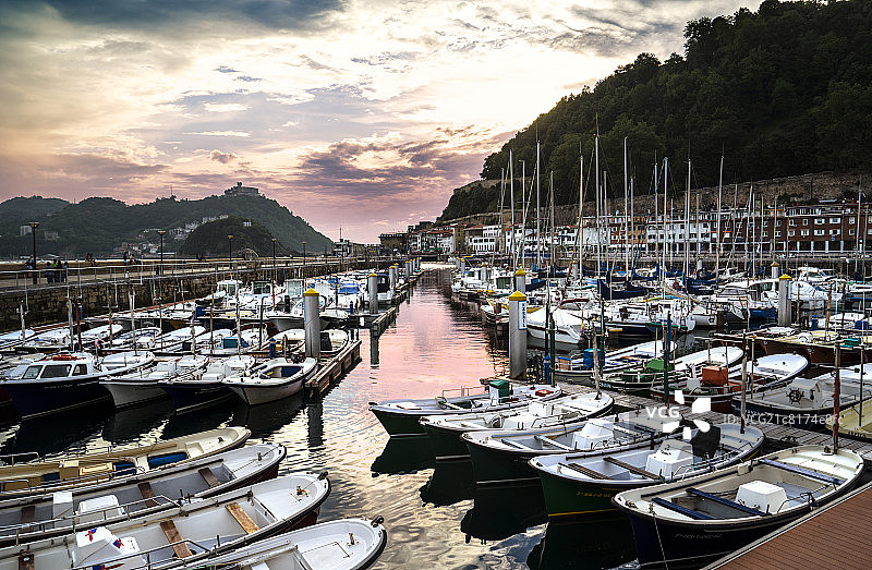 西班牙圣塞巴斯蒂安图片素材