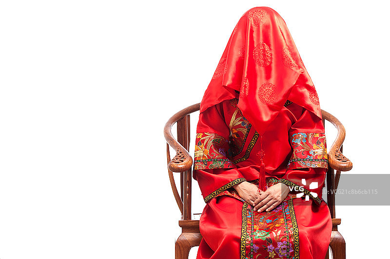 中式婚礼新娘图片素材