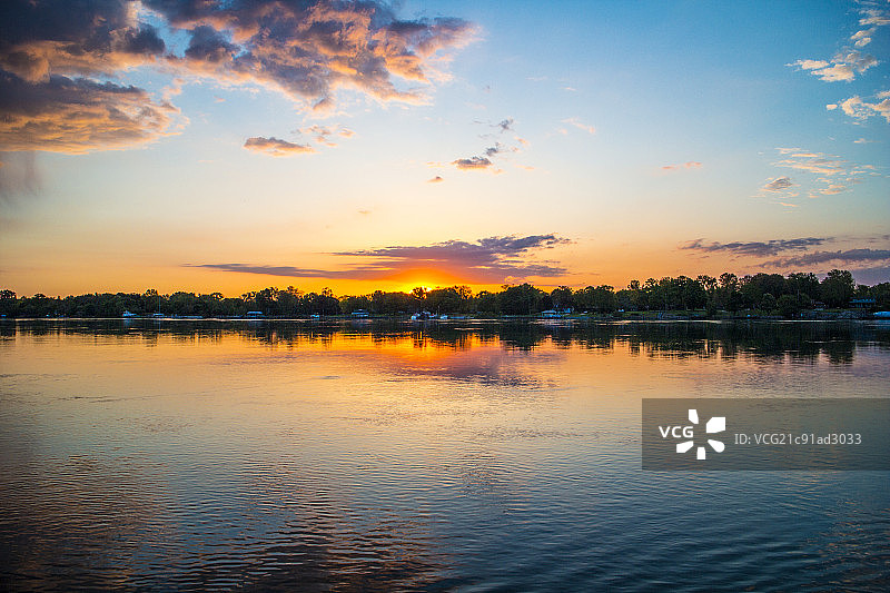 美国密歇根湖风光图片素材