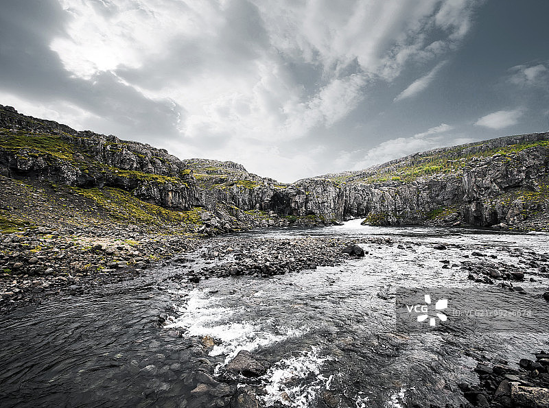 冰岛山路图片素材