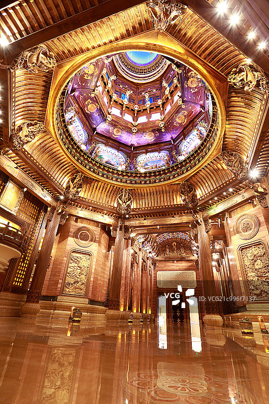 灵山大佛梵宫内景图片素材