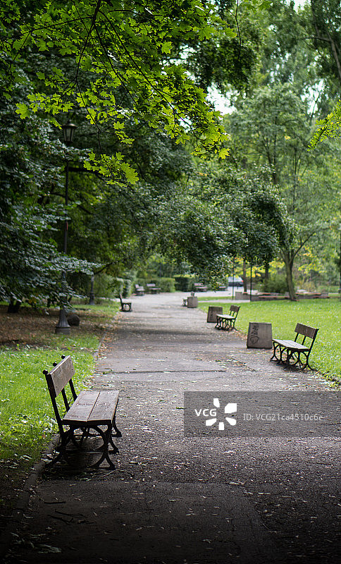 华沙公园图片素材