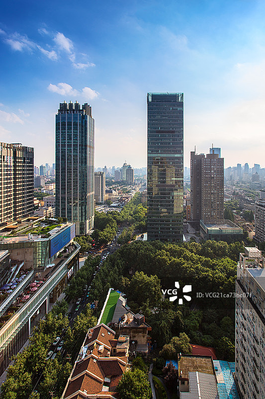 淮海西路商圈图片素材