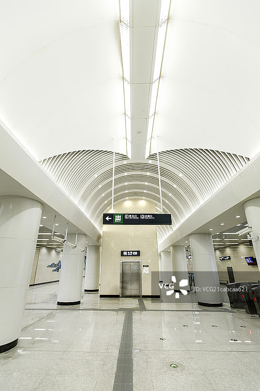 北京地铁内景图片素材