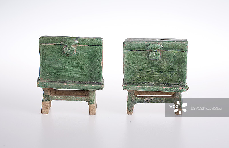 明三彩钱箱图片素材