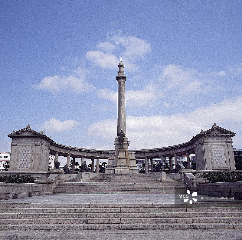 广州城市景观十九路军纪念碑图片素材