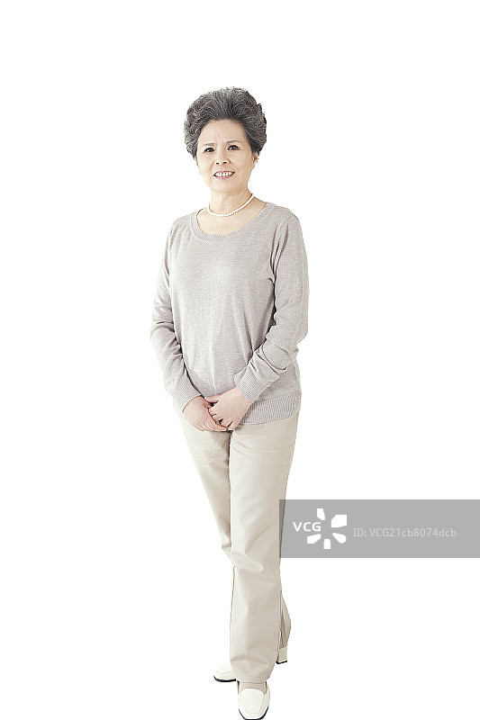 东方中老年女人肖像图片素材