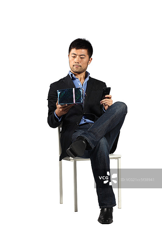 坐在椅子上的男人图片素材