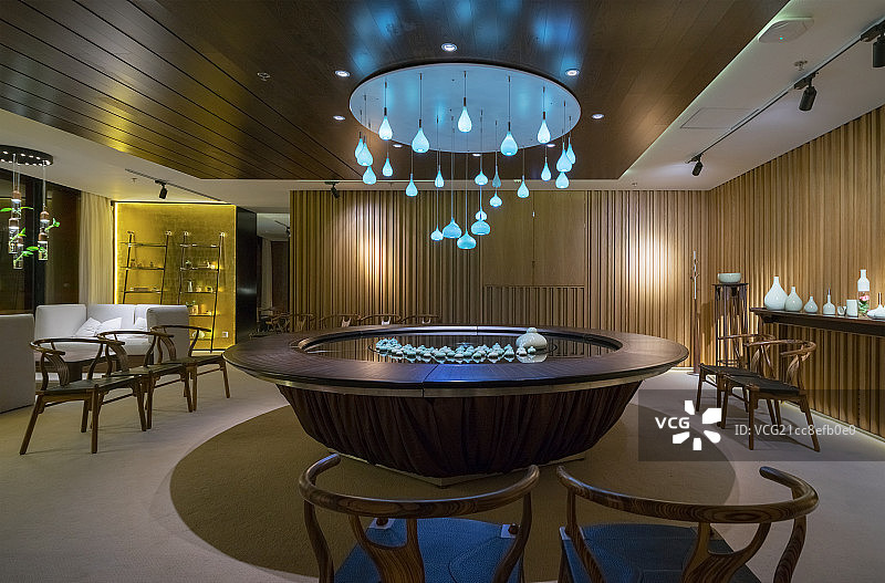 中式风格奢华包房图片素材