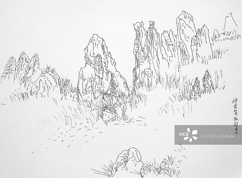 绘画手稿图片素材