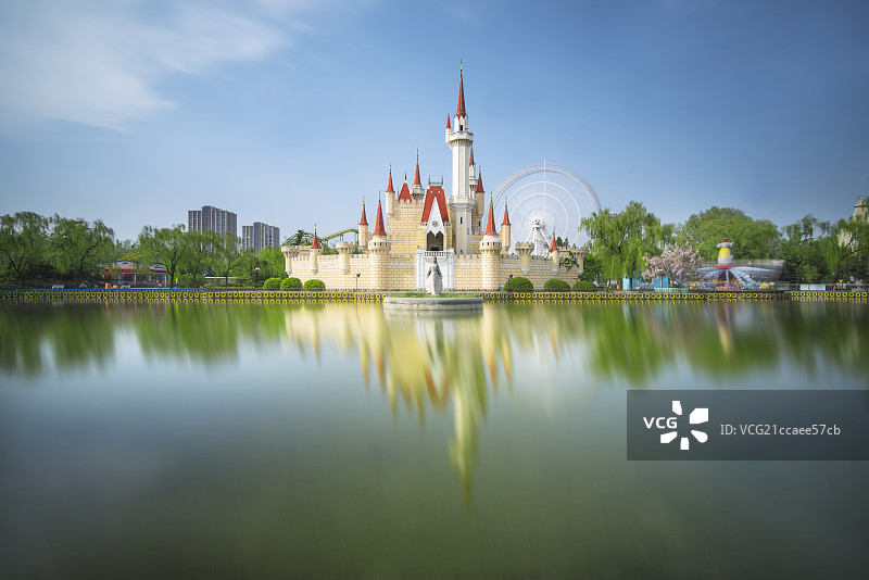 石景山游乐园城堡图片素材