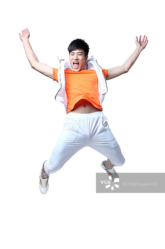 奔跑的年轻人图片素材