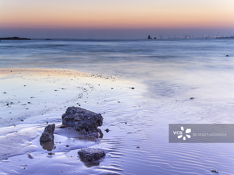 海边的礁石图片素材