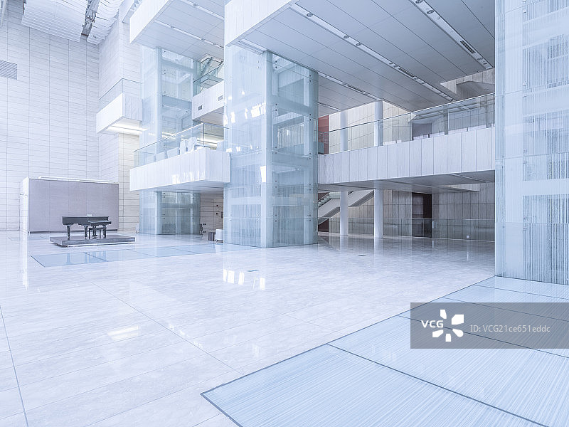 现代建筑内部设计图片素材