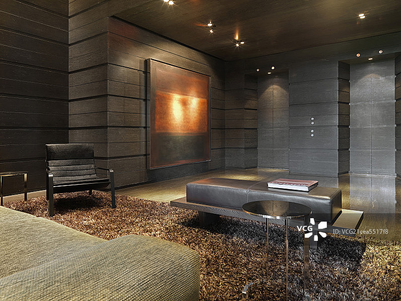 客厅一角图片素材