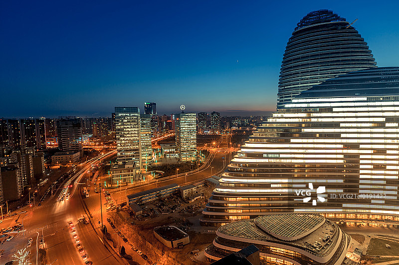 城市车流图片素材