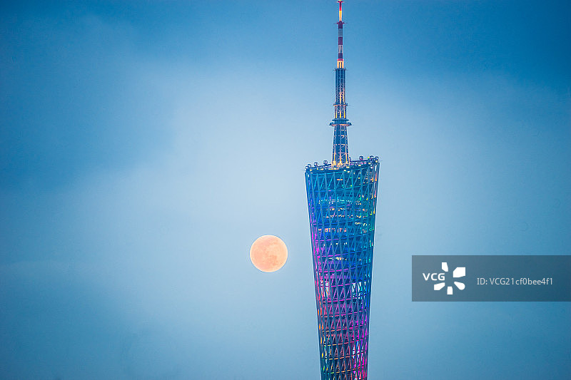 广州夜景抽象背景图片素材