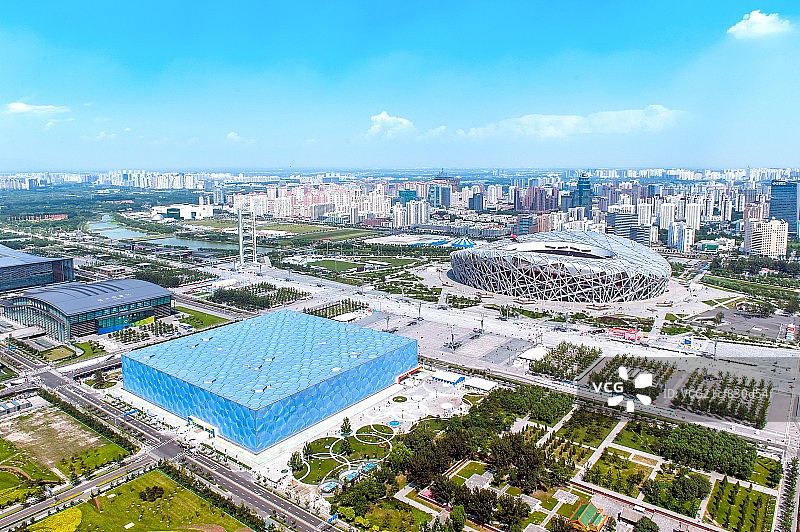 俯瞰奥林匹克公园全景图片素材