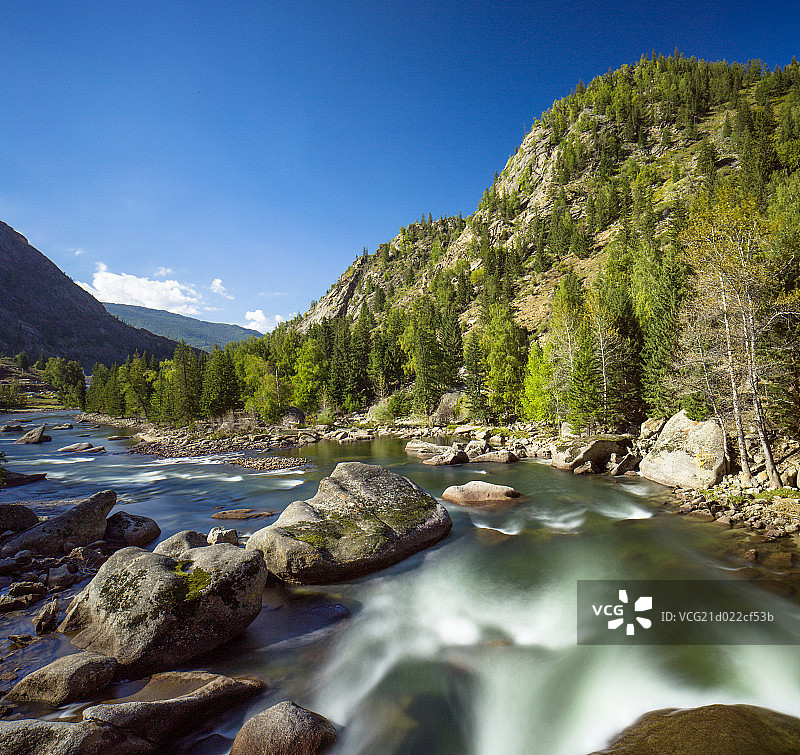 新疆额尔齐斯大峡谷图片素材