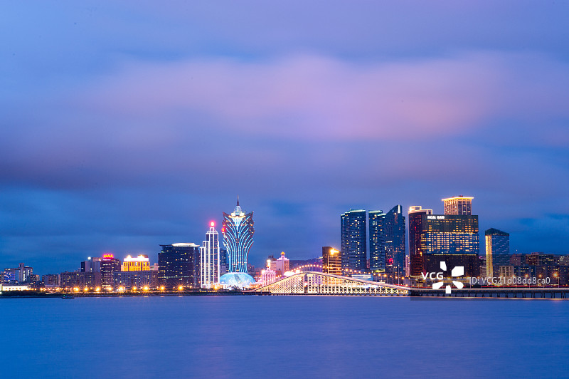 澳门夜景图片素材