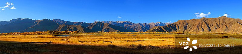 中国西部高原风光全景图图片素材