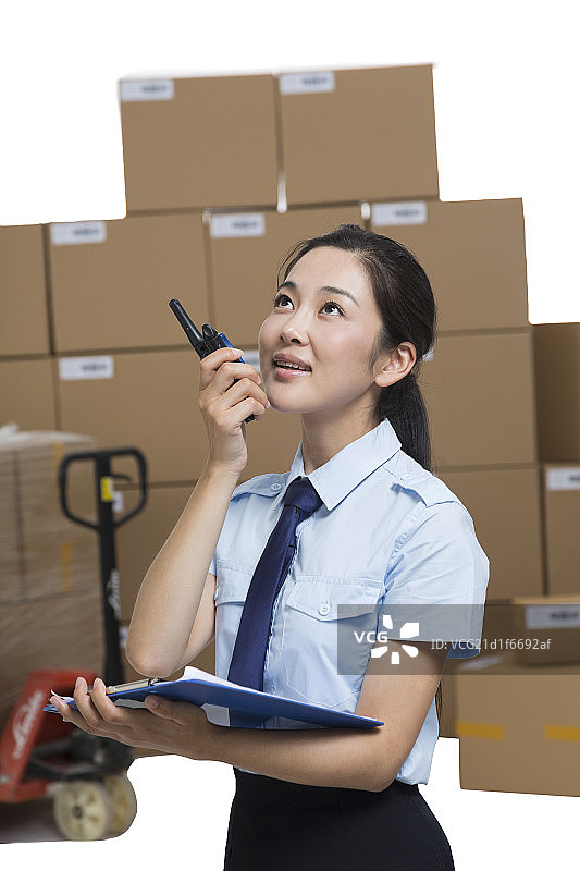 物流运输公司的工作人员图片素材