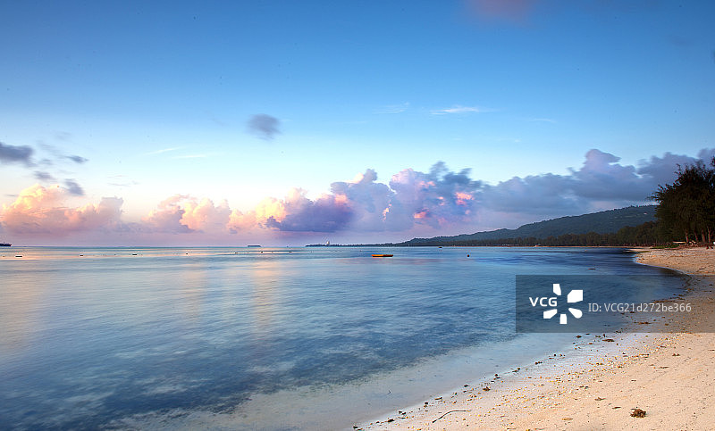 北马里亚那群岛塞班岛的晚霞图片素材