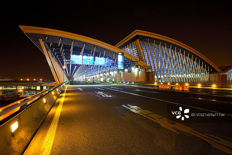 上海浦东国际机场图片素材