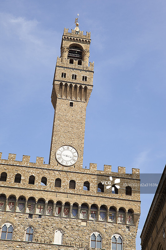 意大利佛罗伦萨米开朗基罗广场维其奥王宫图片素材