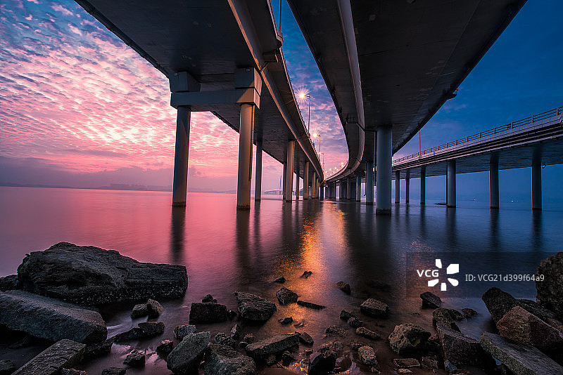 深圳湾大桥图片素材