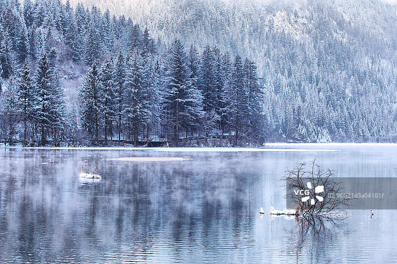 冬日九寨沟图片素材