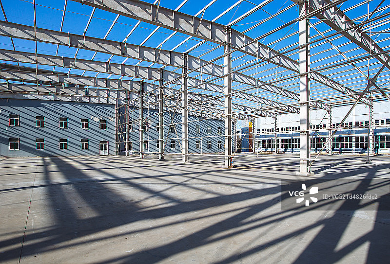 钢结构工业厂房图片素材