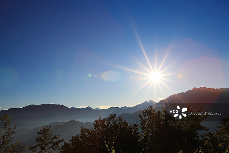 台湾阿里山自然风光图片素材