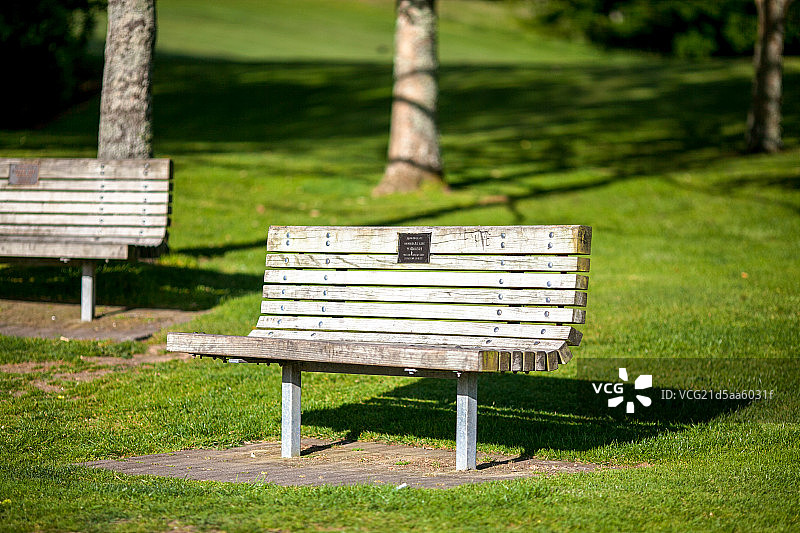 公园长椅图片素材