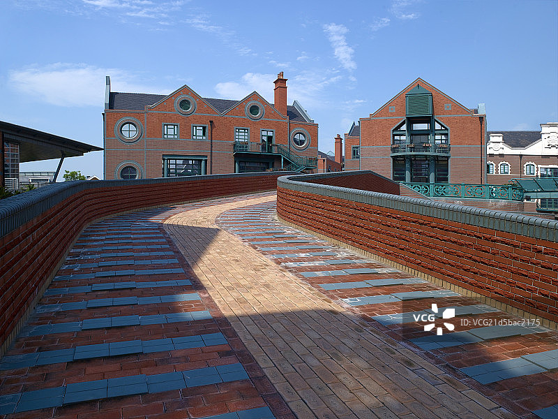 上海城市景观松江泰晤士小镇图片素材