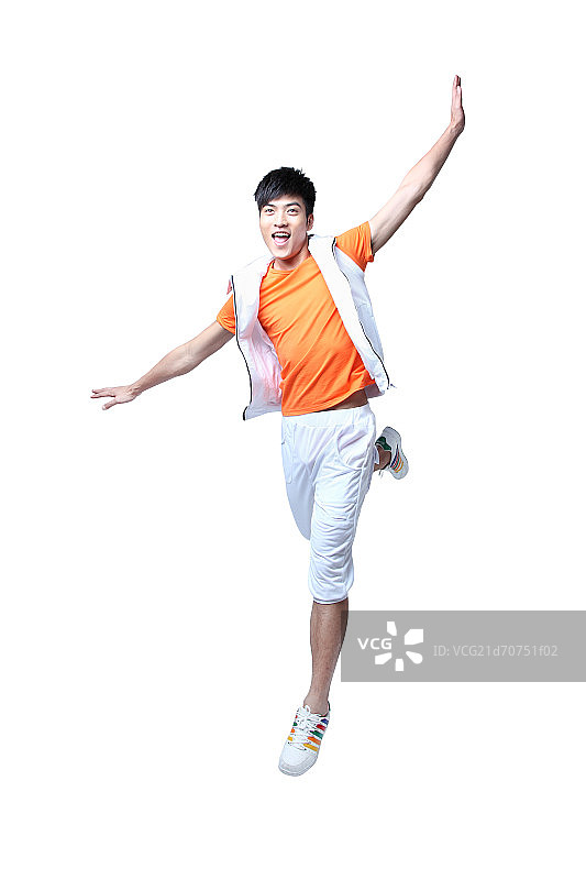 奔跑的年轻人图片素材