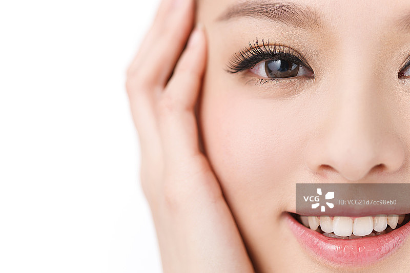 东方女人妆面图片素材