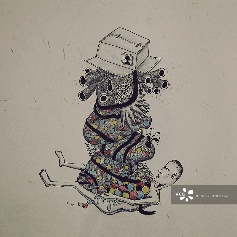 拥有太多而承受的压力也越大图片素材